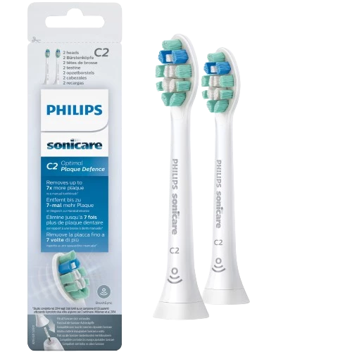 Philips Sonicare Optimal Plaque Defense HX9022/10 Standardní velikost hlavice sonického kartáčku, 2 ks