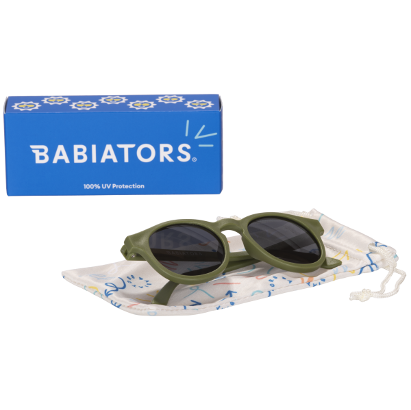 BABIATORS Eco Collection Keyhole Wild Moss, sluneční brýle zelené, 0-2 roky