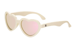 BABIATORS Heart, Sweet Cream, polarizační zrcadlové sluneční brýle, krémová, 6+
