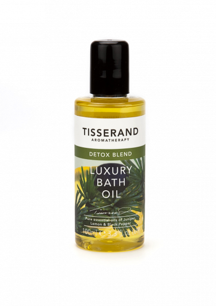 Tisserand Bath Oil Detox Blend Luxusní detoxikační koupelový olej s jalovecem a citronem, 100 ml 