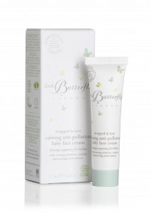 Little Butterfly Baby Wrapped in Love MINI zklidňující pleťový krém, 12,5 ml