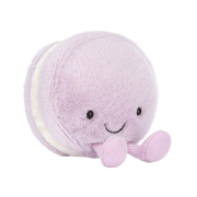 Jellycat Amuseables Levandulová Makronka