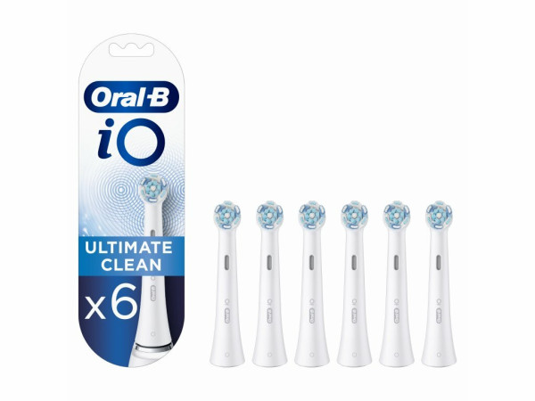 Oral-B iO Ultimate Clean White náhradní hlavice, 6 ks