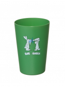 Barevný plastový kelímek s Bob a Bobkem, zelený