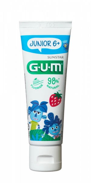 GUM Junior zubní gel pro školáky Jungle Buddies (6-12 let), 50 ml