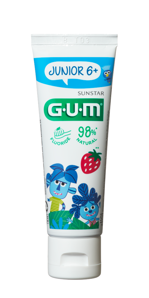 GUM Junior zubní gel pro školáky Jungle Buddies (6-12 let), 50 ml
