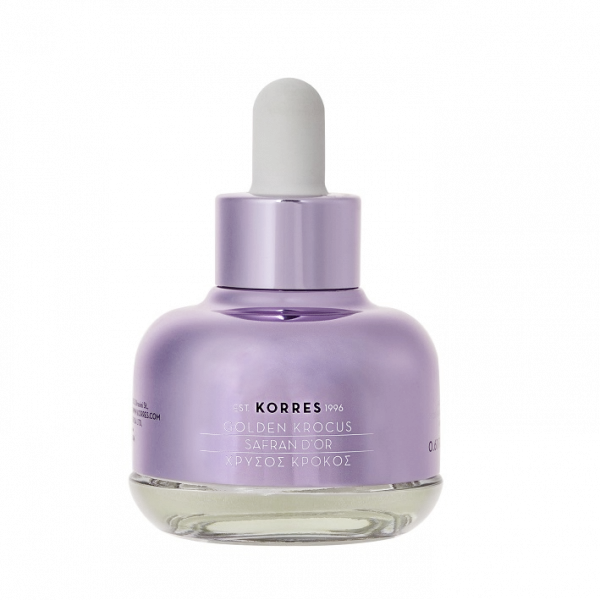 KORRES GOLDEN KROCUS Ageless Saffron Eye Elixir - šafránový elixír na oční okolí, 18 ml