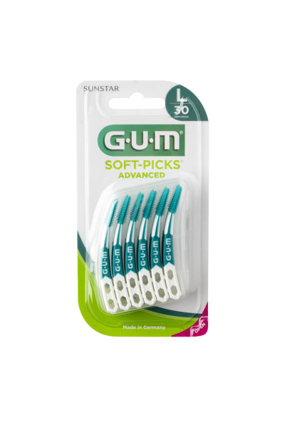 GUM Soft-Picks Advanced LARGE masážní mezizubní kartáčky, 30 ks