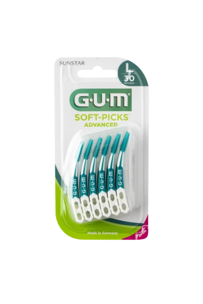 GUM Soft-Picks Advanced LARGE masážní mezizubní kartáčky, 30 ks