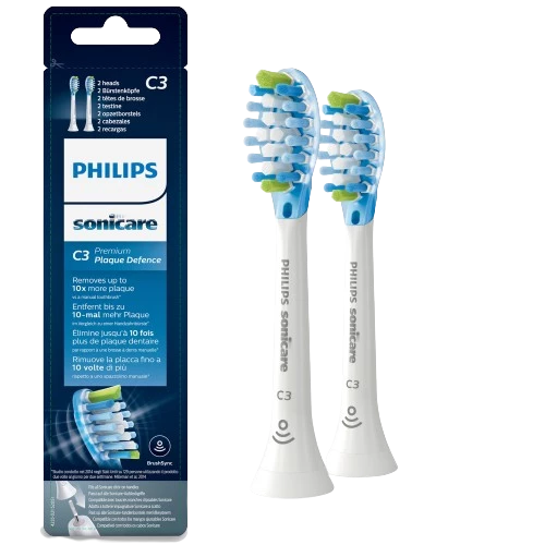 Philips Sonicare Premium Plaque Defense HX9042/17 Standardní velikost hlavice sonického kartáčku, 2 ks