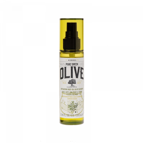 KORRES Pure Greek Olive – suchý olej s vůní olivového květu, 100 ml
