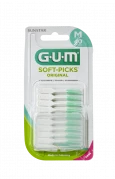 GUM Soft-Picks Regular masážní mezizubní kartáčky s fluoridy, ISO 1, 40 ks