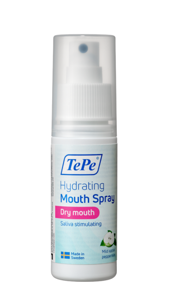 TePe Hydrating ústní sprej, s příchutí jablka a máty, 50 ml