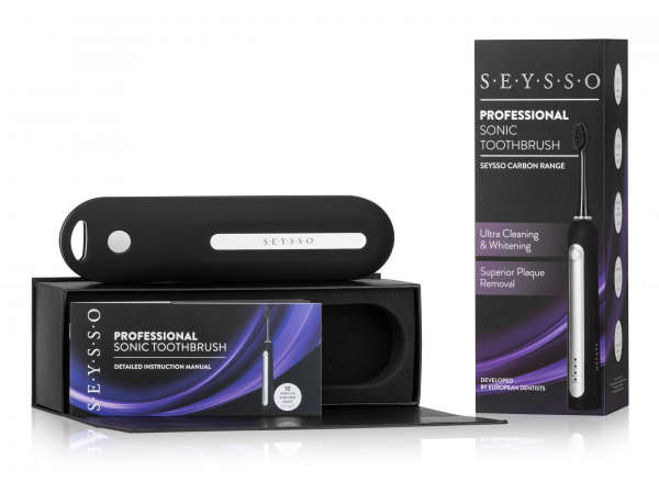 Seysso Carbon Professional Black sonický kartáček