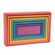 Better Brand TickIt Architekt dřevěné duhové obdélníky