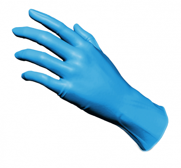 Medicom SafeTouch Advanced, nepudrované nitrilové rukavice M, modré, 100ks
