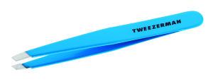 Tweezerman Slant Mini Blue Jewel pinzeta modrý klenot