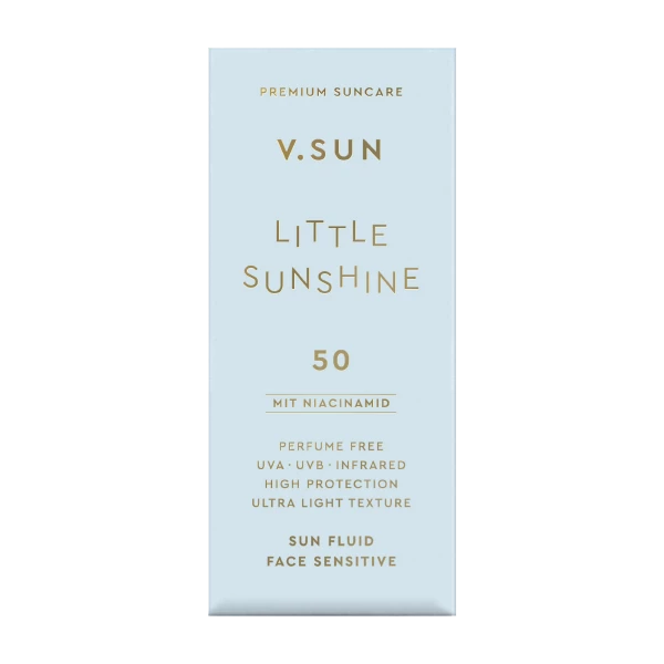 V.SUN Opalovací fluid na obličej bez parfemace SPF 50, 30 ml