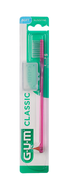 GUM Classic Compact Soft zubní kartáček se stimulátorem