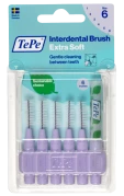TePe Extra soft mezizubní kartáčky 1,1 mm, světle fialové, 6 ks