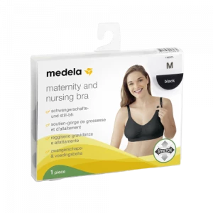 Medela těhotenská a kojící podprsenka, černá, velikost XL