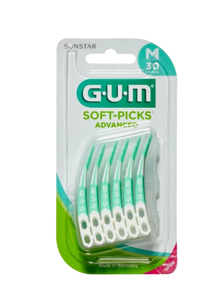 GUM Soft-Picks Advanced REGULAR masážní mezizubní kartáčky, 30 ks