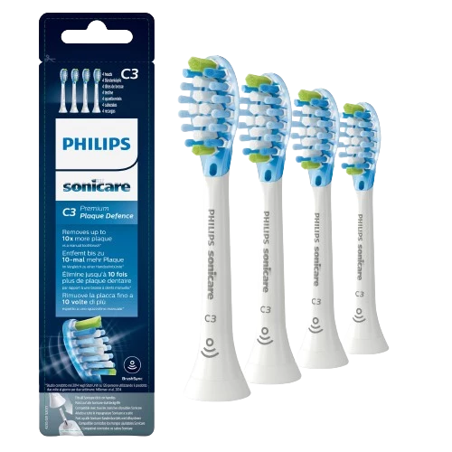 Philips Sonicare Premium Plaque Defense HX9044/17 Standardní velikost hlavice sonického kartáčku, 4 ks