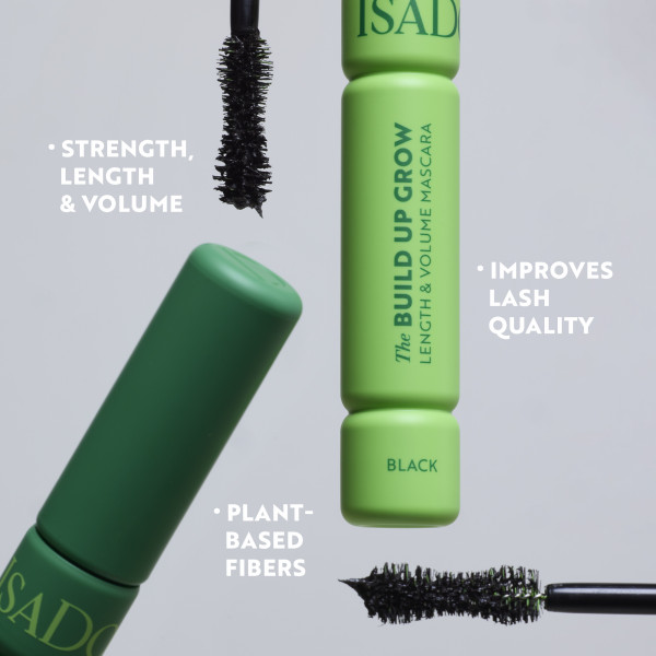ISADORA The Build Up Grow Length & Volume Mascara 01 Black, řasenka pro délku a objem