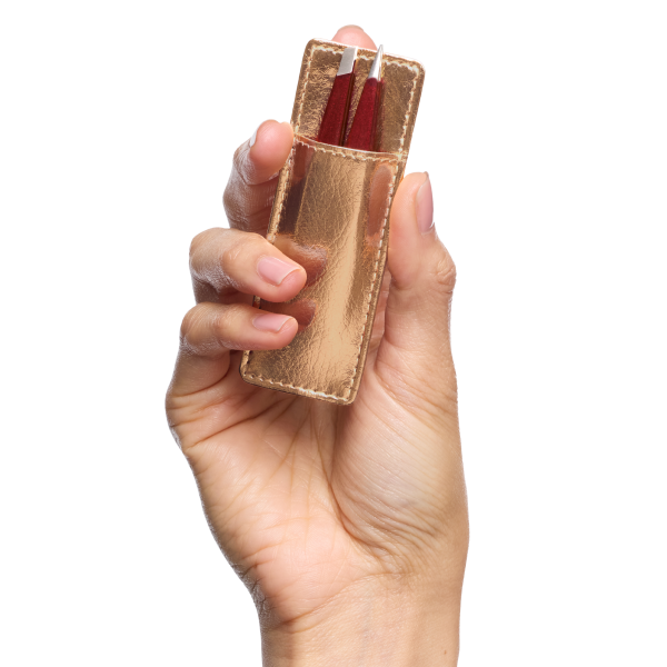 Tweezerman Vintage Rose Mini Tweezer Set –⁠⁠⁠⁠⁠⁠ sada pinzet s pouzdrem v dárkovém balení