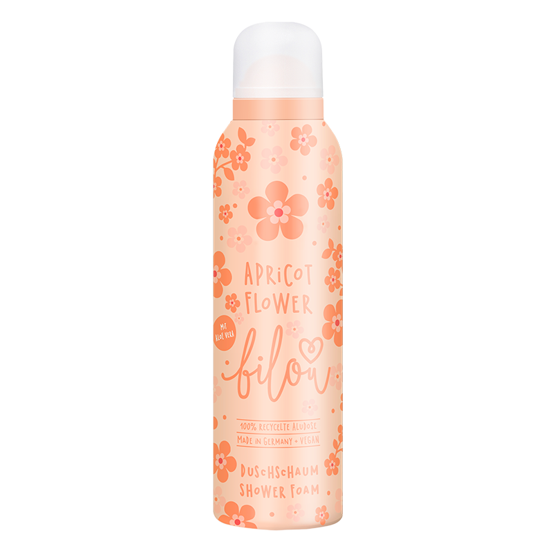 Bilou Pečující sprchová pěna Apricot Flower, 200 ml