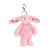 Jellycat Blushkin Blossom králíček, přívěsek na tašku