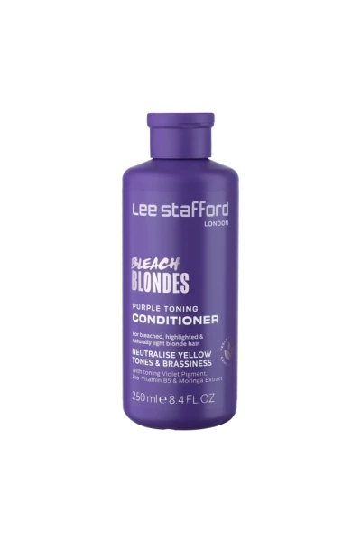 Lee Stafford Bleach Blondes Purple Toning kondicionér s fialovým pigmentem, 250 ml