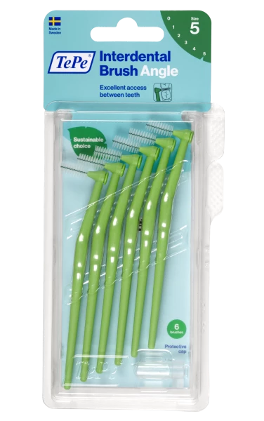 TePe Angle mezizubní kartáčky 0,8 mm, zelené, 6 ks