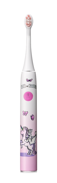Sonický zubní kartáček BOB a BOBEK DREAMY pro děti 6+, 35 000 kmitů/min, 2 kartáčkové hlavice v balení