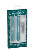 Tweezerman Manicure Kit Emerald Shimmer, Sada pro dokonalou úpravu nehtů