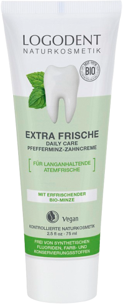 LOGODENT Extra Fresh Daily Care bez fluoridů, 75 ml