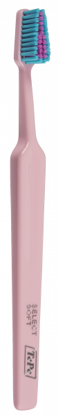 TePe Colour soft, zubní kartáček, světle růžový
