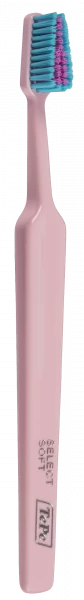 TePe Colour soft, zubní kartáček, světle růžový