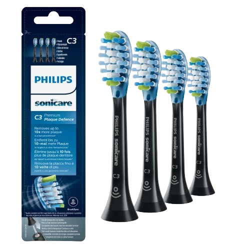 Philips Sonicare Premium Plaque Defense HX9044/33 Standardní velikost hlavice sonického kartáčku, 4 ks