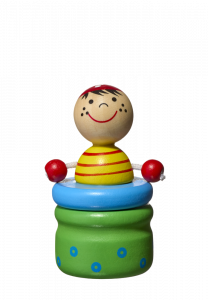 Krabička na první zoubky ze dřeva, motiv PIRÁT