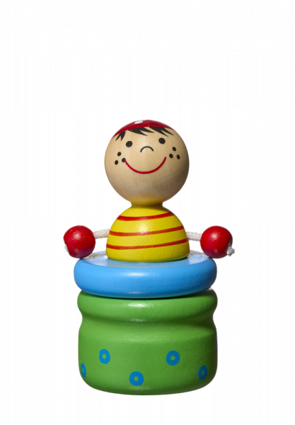Krabička na první zoubky ze dřeva, motiv PIRÁT