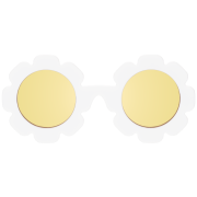 BABIATORS Polarized Flowers White Daisy, polarizační sluneční brýle bílo-žluté, 3-5 let