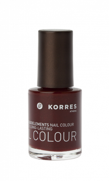 KORRES Nail Colour SPARKLY RED 54 - pečující lak na nehty, 10 ml
