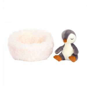 Jellycat Plyšová hračka – Tučňák v pelíšku