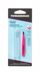 Tweezerman Slant mini neonově růžová