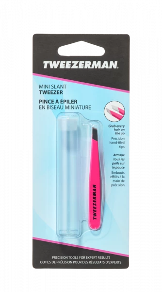 Tweezerman Slant mini neonově růžová