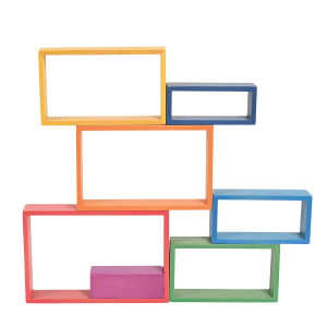 Better Brand TickIt Architekt dřevěné duhové obdélníky