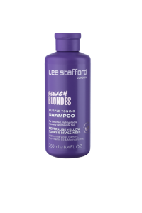 Lee Stafford Bleach Blondes Purple Toning šampon pro dokonale blond vlasy, 250 ml