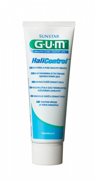 GUM HaliControl zubní gel proti špatnému dechu s CPC 0,07 %, 75 ml