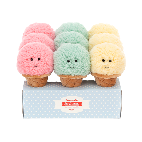 Jellycat Jahodová zmrzlina 18 cm